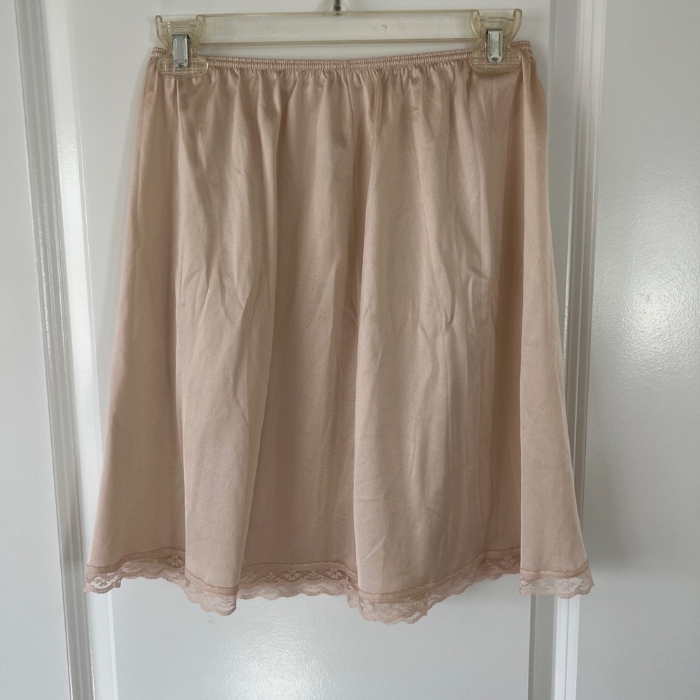 Vintage Warner’s Slip Skirt with Lace Trim